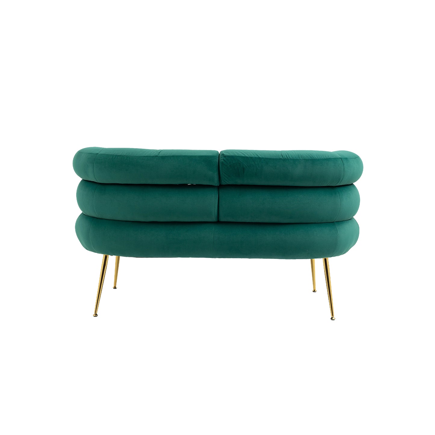 Chic Green Mini Loveseat