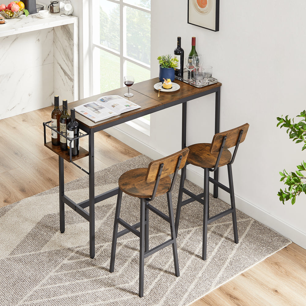 Rustic Wine Bar Table Set