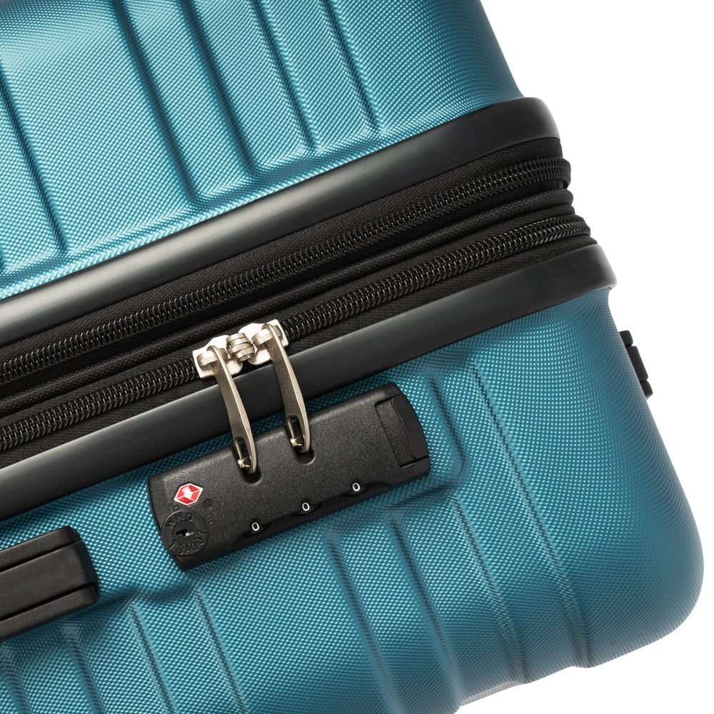 Travel Light: 3-Piece Spinner Luggage Set with TSA Lock