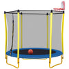 FunBounce Mini Trampoline with Hoop