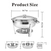 Versatile Round Buffet Serving Set