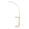 Chic Gold LED Floor Lamp - Perfect for Reading & Relaxing!