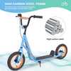 Smooth Ride Kids' Scooter with Adjustable Handlebar and Inflatable Wheels