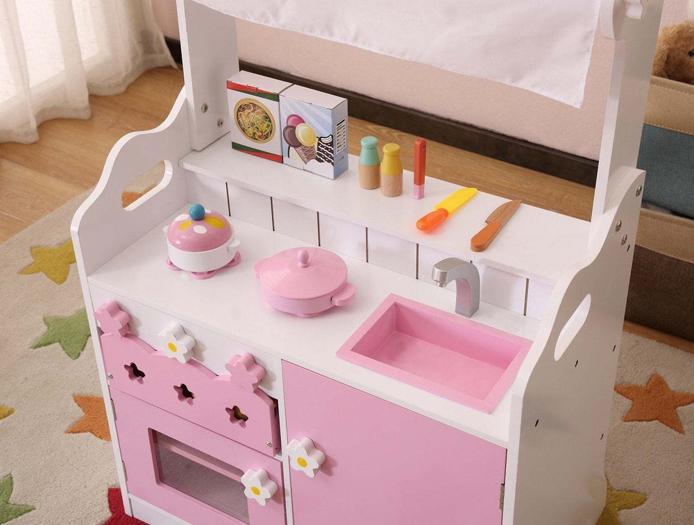 Pink Kitchen & Market Play Set