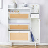 Chic Rattan Shoe & Storage Cabinet