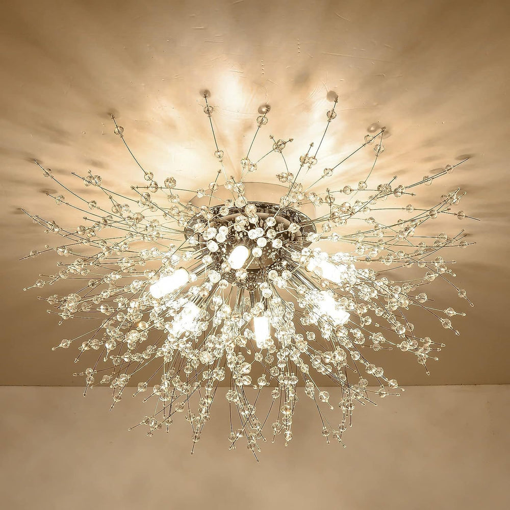 Sparkling Gold Sputnik Ceiling Light