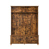 Rustic Charm Hall Tree with Storage and Hooks