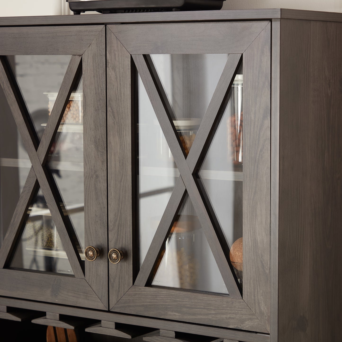 Charming Farmhouse Bar Cabinet