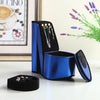 Chic High Heel Jewelry Box in Blue Velvet