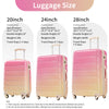 Vibrant Expandable Spinner Luggage Set