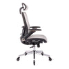 Comfy Grey Mesh Office Chair with Adjustable Features