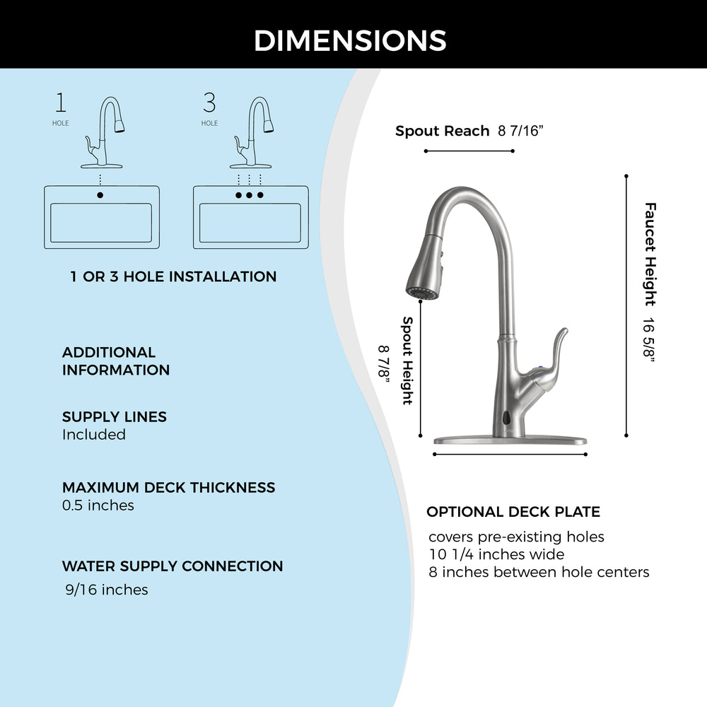 Easy Touch Pull-Down Kitchen Faucet