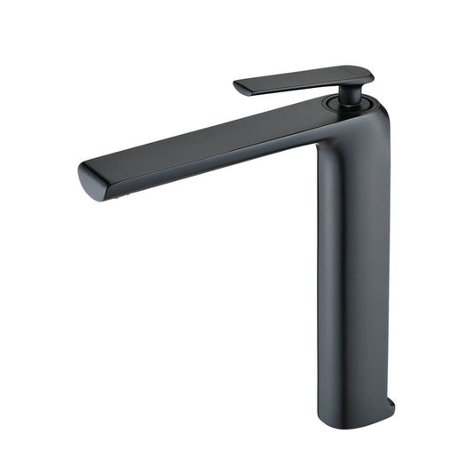 Sleek Matte Black Bathroom Faucet