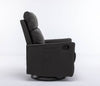 Cozy Glider Rocker Chair - Dark Gray
