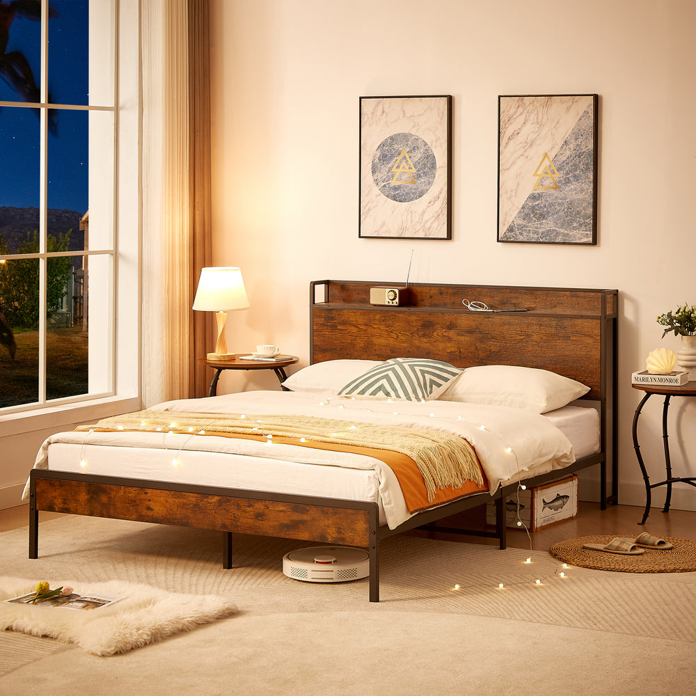 Smart Charge Queen Bed Frame