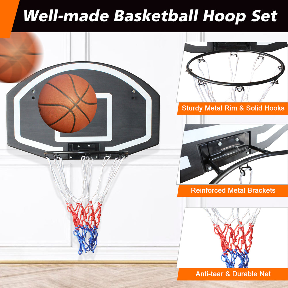 Ultimate Wall-Mount Basketball Hoop - Indoor & Outdoor Fun!