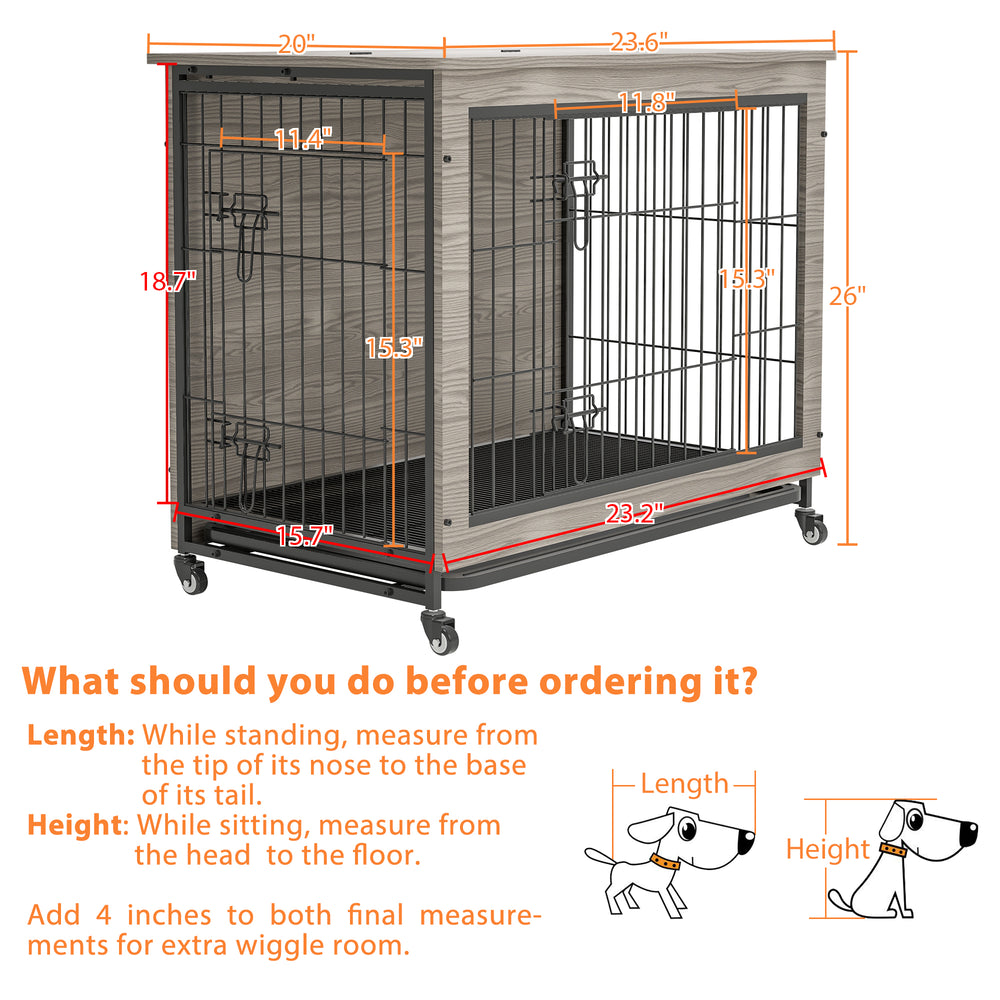 Cozy Canine Crate Table