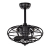 Cozy Caged Ceiling Fan with Remote - Perfect for Any Room!