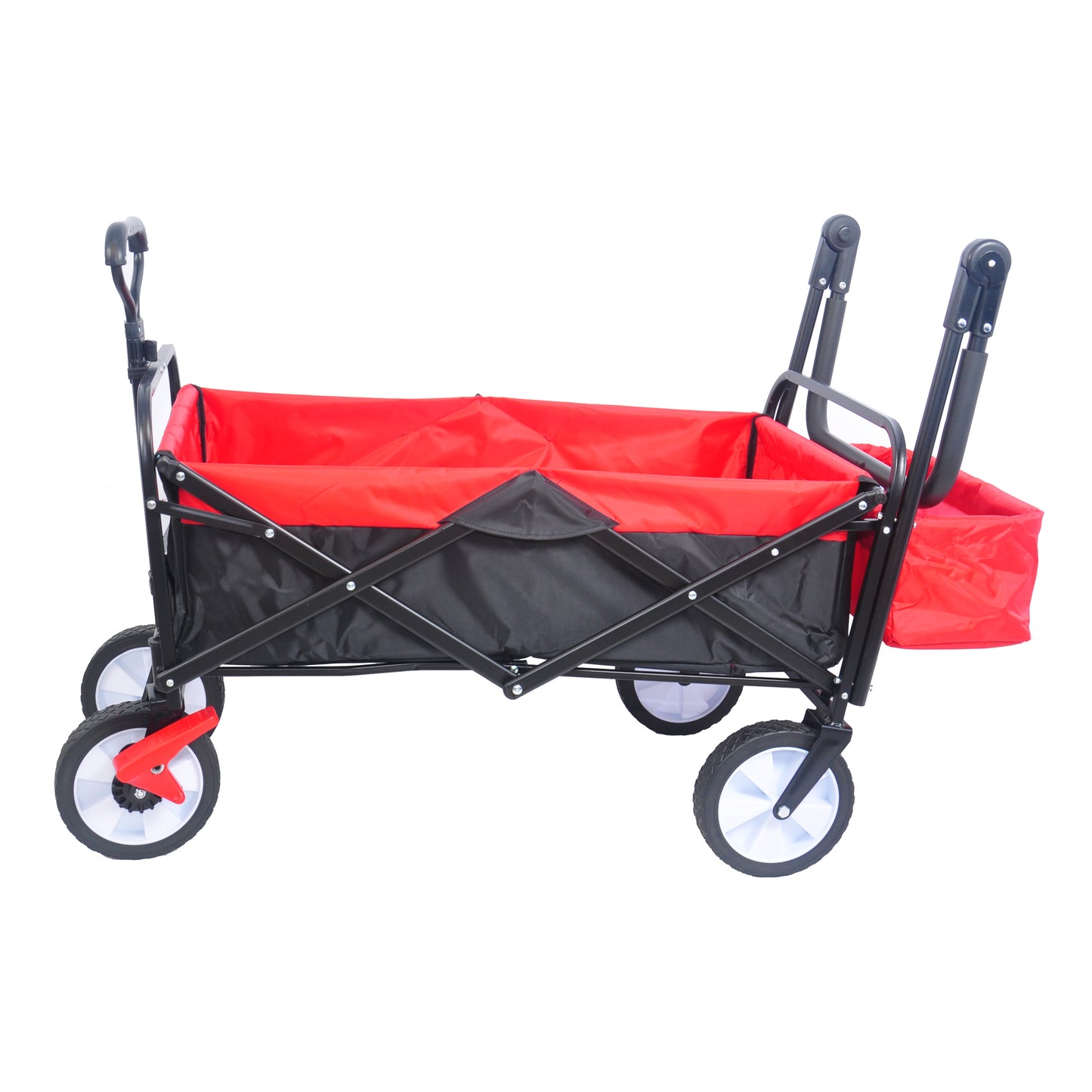 Adventure Wagon - Versatile Collapsible Cart with Drink Holder and Adjustable Handles