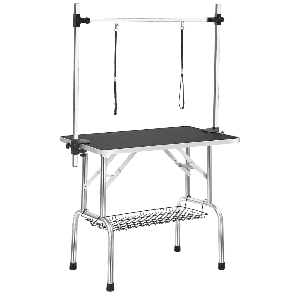 Professional Pet Grooming Table – Adjustable & Portable