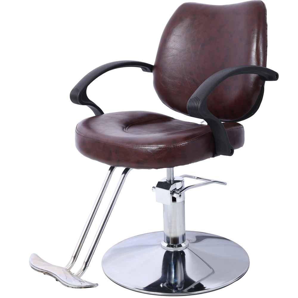 Stylish Hydraulic Salon Chair with Barber Cape