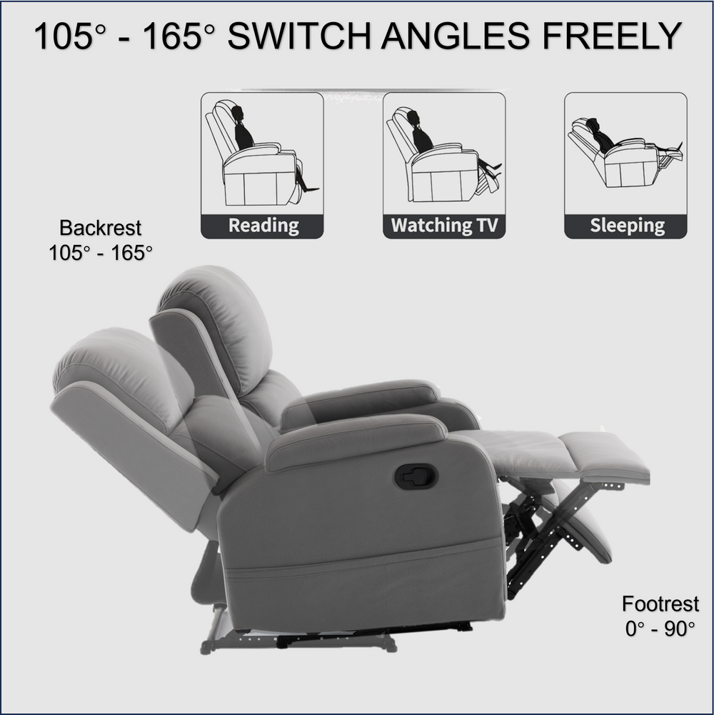 Cozy Comfort Recliner - Modern Adjustable Sofa Chair