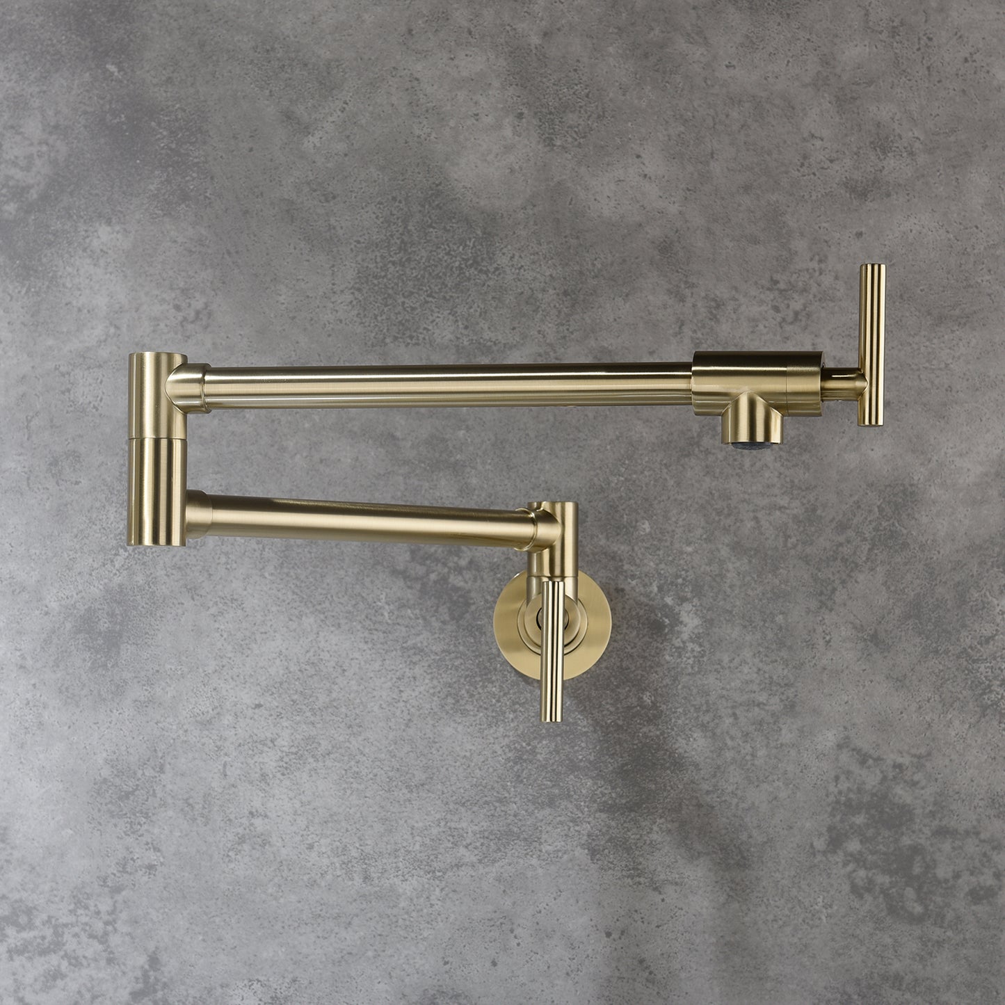 Wall-Mounted Pot Filler Faucet