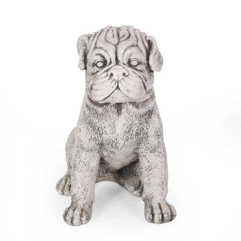 Paw-sitively Adorable Weatherproof Dog Statue