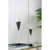 Sleek Black Sand Hourglass