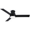 Sleek Black Ceiling Fan with Light