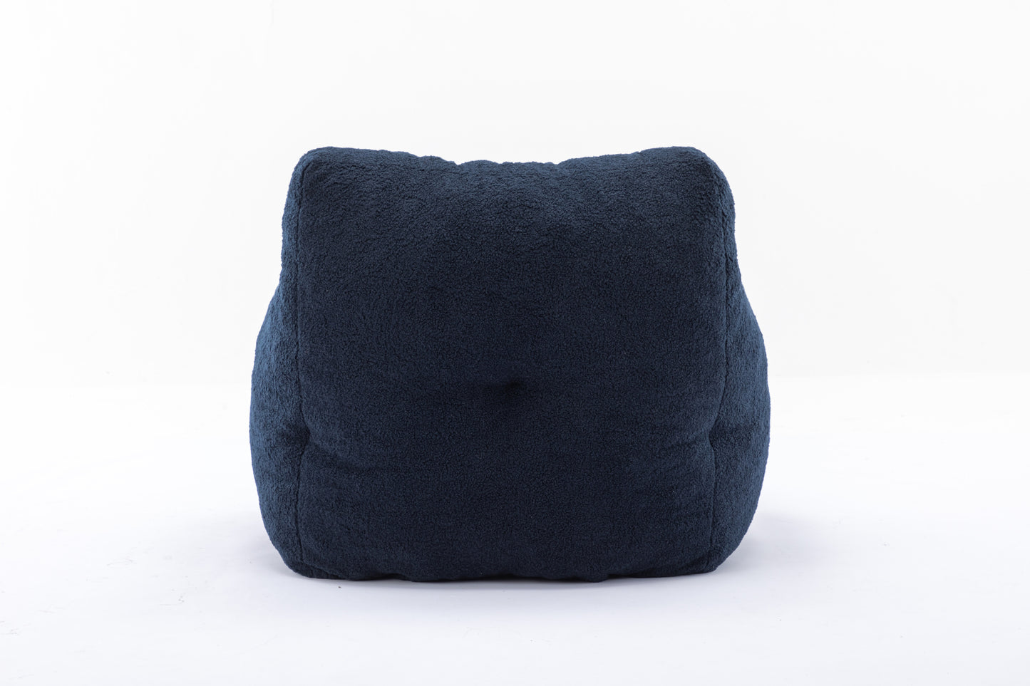 Cozy Teddy Bean Bag Chair in Dark Blue