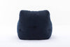 Cozy Teddy Bean Bag Chair in Dark Blue