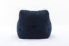 Cozy Teddy Bean Bag Chair in Dark Blue