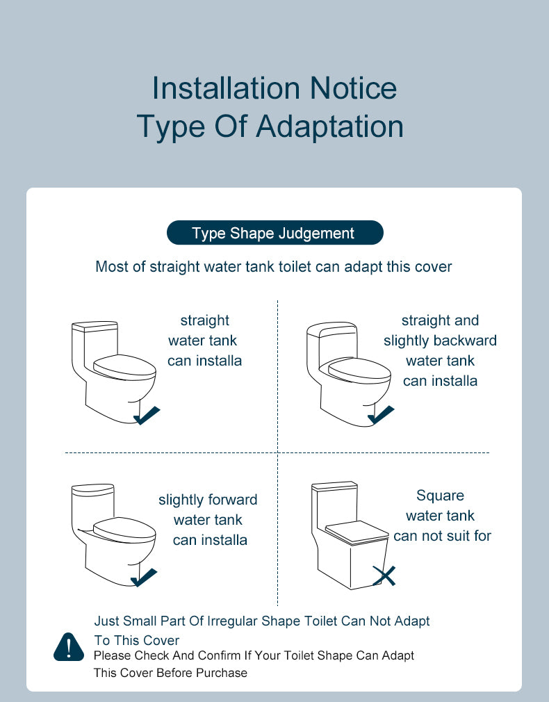 Smart Heated Bidet Toilet Seat with Warm Water and Dryer