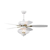 Breezy White Ceiling Fan with Remote