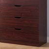 Chic Mahogany 5-Drawer Dresser