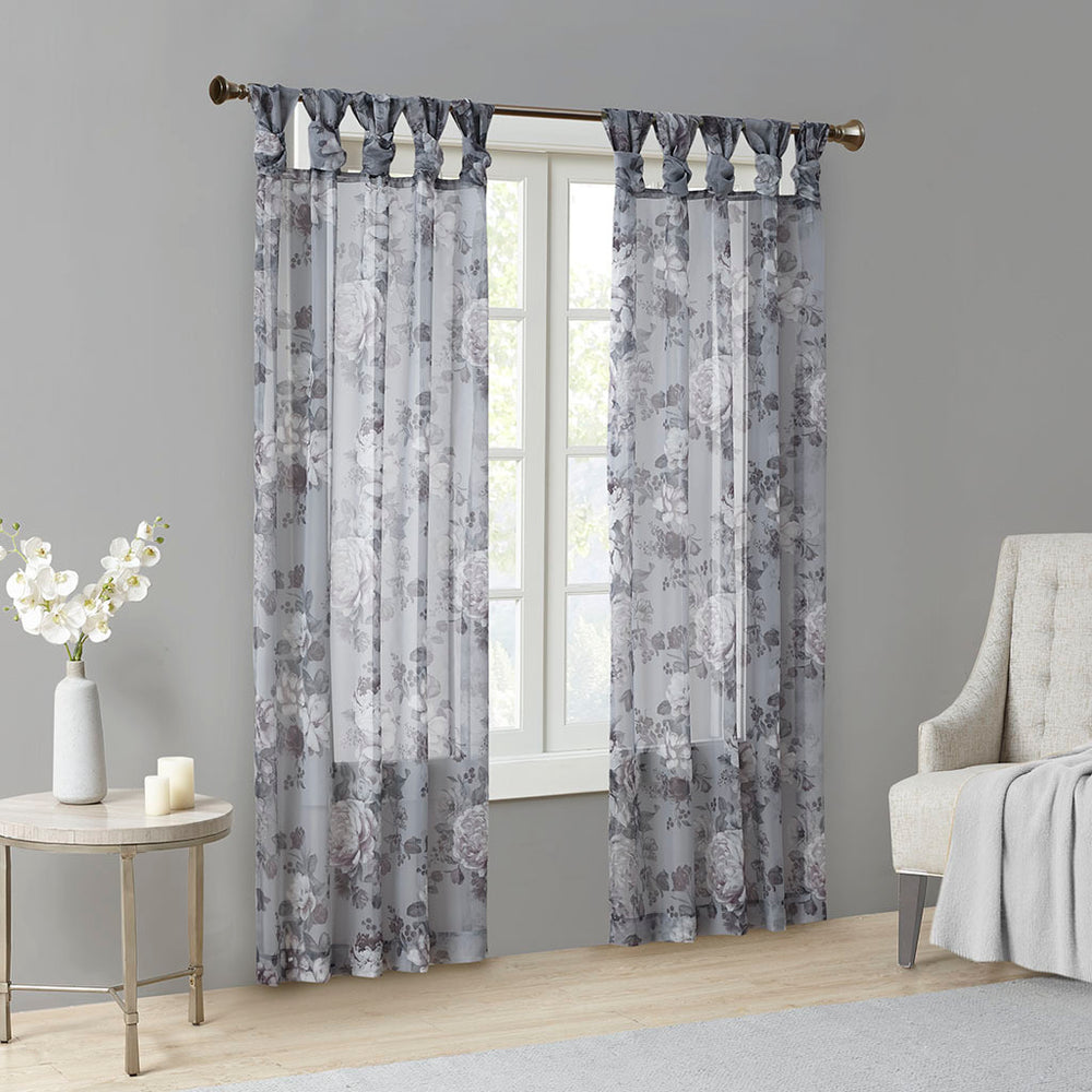 Floral Breeze Sheer Curtains