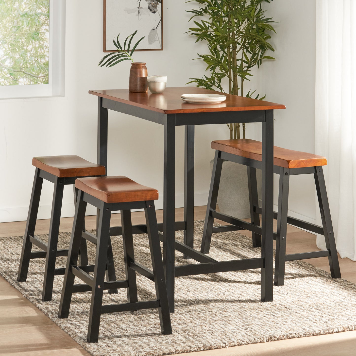 Pomeroy Café Table & Bench Set