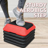 Adjustable Fitness Step Platform - Red Riser Trainer