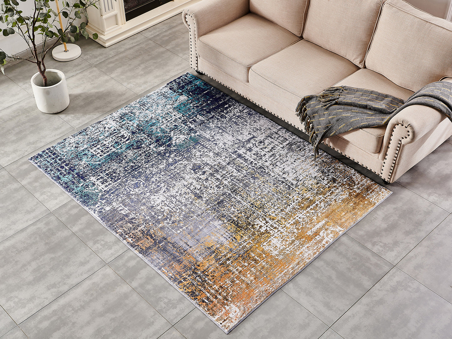 Soft Touch Abstract Area Rug