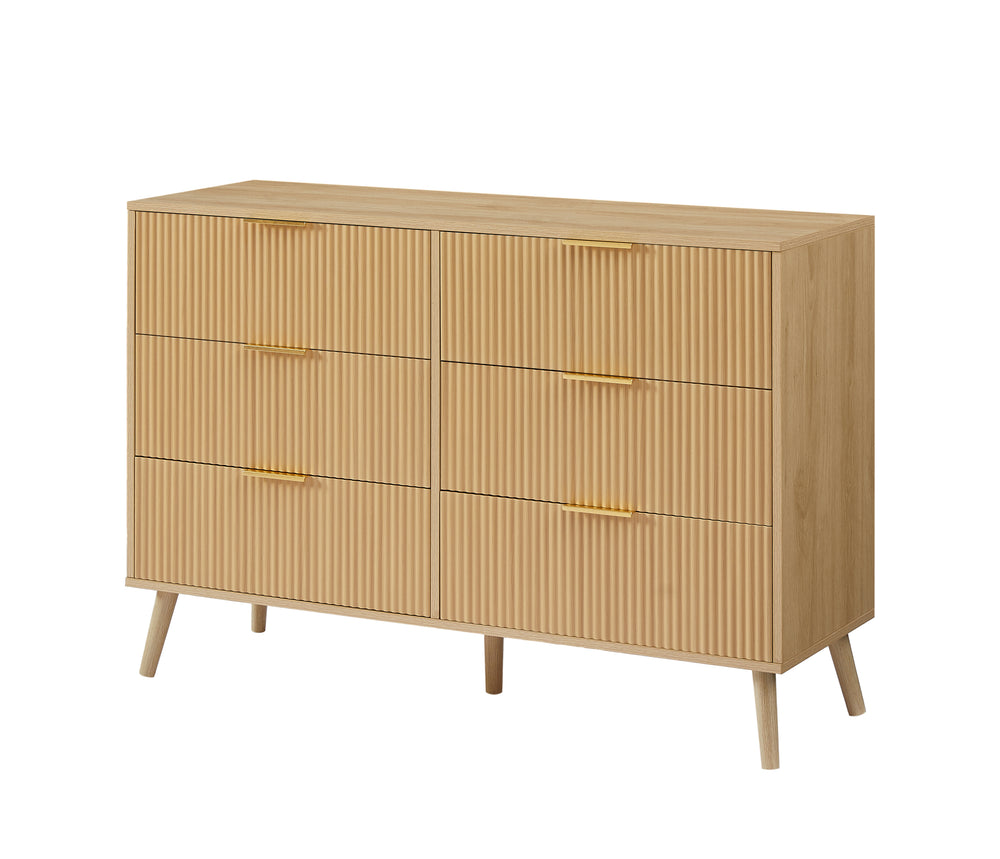 Wavy Wood Dresser for Kids and More