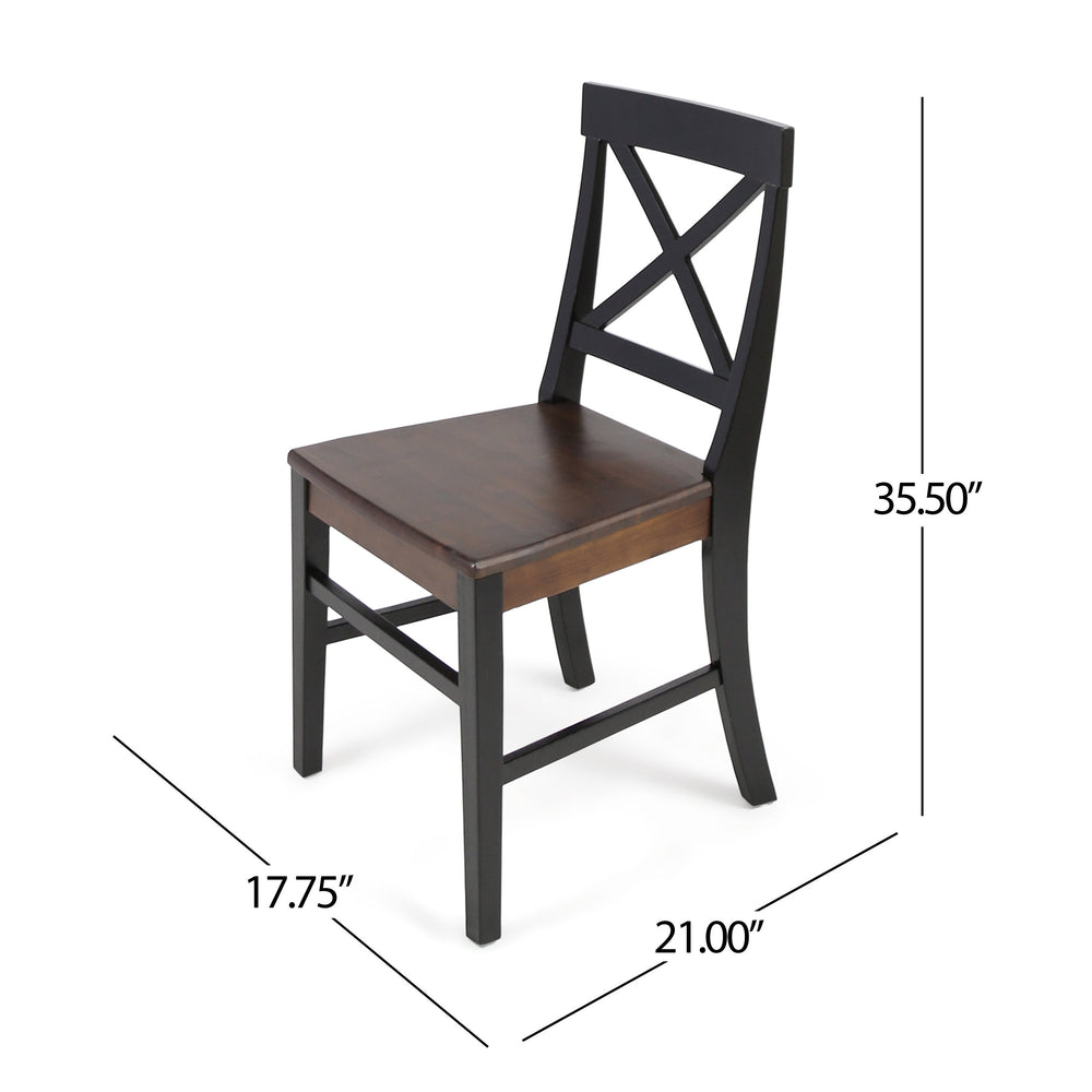 Rustic Elegance Dining Chairs - Set of Two