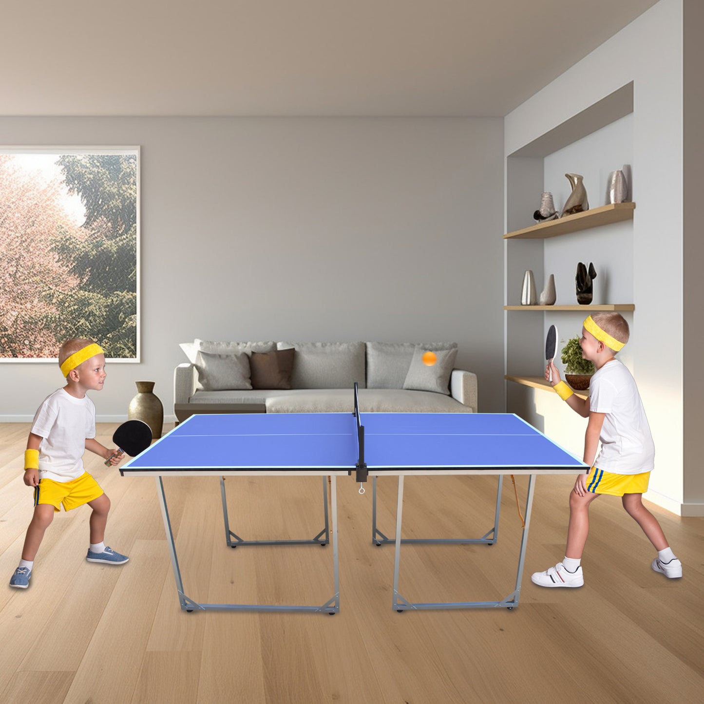 Portable Table Tennis Set - Fun for Indoors & Outdoors!