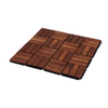 Acacia Checker Deck Tiles - Stylish Outdoor Flooring