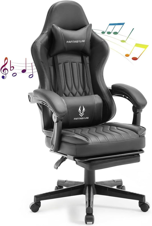 Ultimate Gamer Chair with Built-in Speakers & Comfort Support