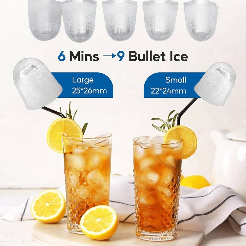 Quick Chill Ice Maker: Fast, Self-Cleaning & Portable for Any Occasion