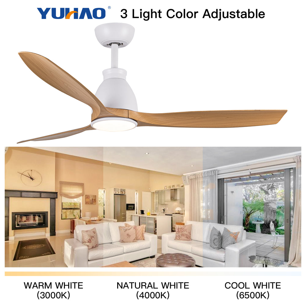 Chic Antique Ceiling Fan with LED Light