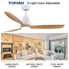 Chic Antique Ceiling Fan with LED Light