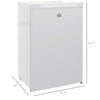 CozyCool Compact Freezer - Reversible Door & Adjustable Thermostat