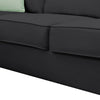 Cozy L-Shaped Modular Sofa Set with Ottoman and Pillows